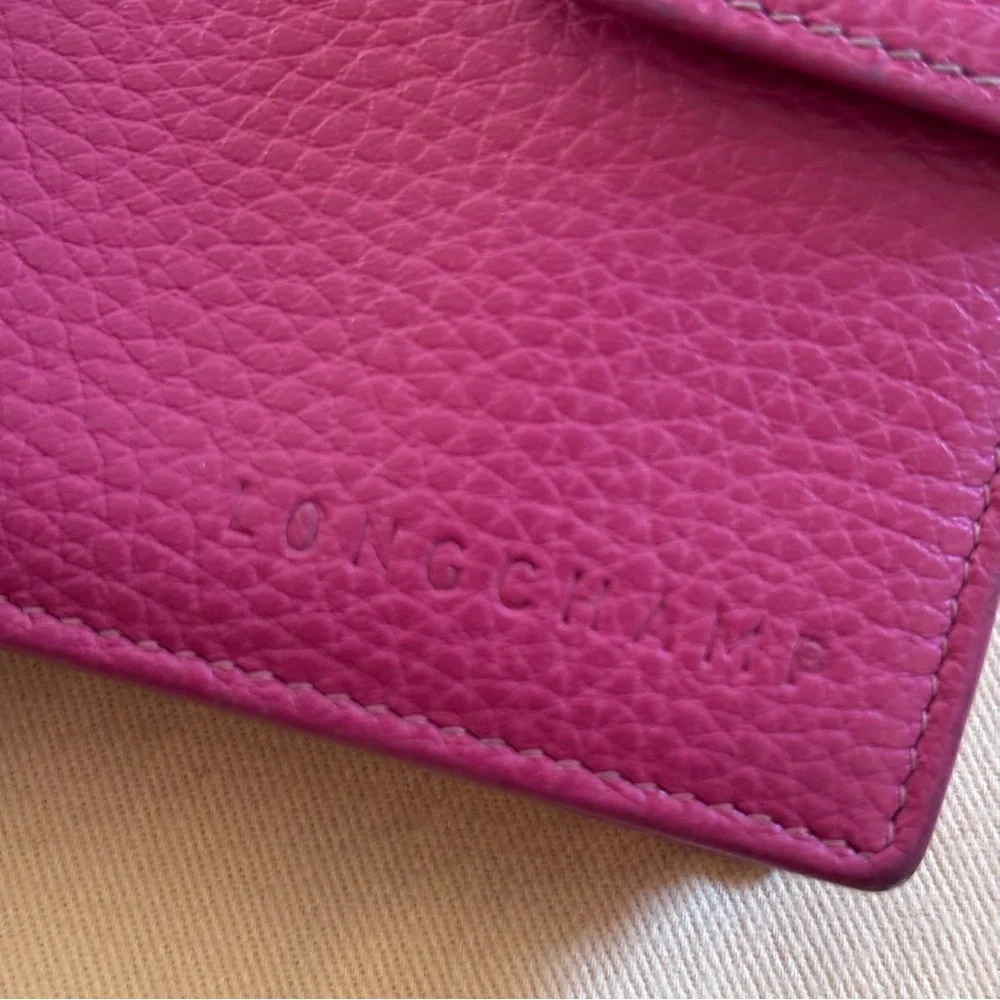 Longchamp Le Foulonné Leather French Wallet RARE COLOR - Picture 6 of 11